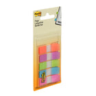 Post-it Flags, 0.47" x 1.7", Bright Neon Colours, 100 Pack-Ideal for marking, tabbing, highlighting, colour-coding and indexing important information