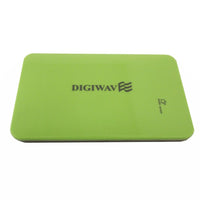 Digiwave 9000mAh Portable Smart Power Bank, 0.4" x 5" x 3", Green-Durable, express charging, portable, fashionable, recharge anytime anywhere, no disconnection issue