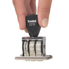 Trodat Manual Paid Text Dater-Use with stamp pad