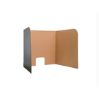 Flipside Computer Lab Privacy Screen, Large, 3/Pack-Measure 70" wide x 23" high x 0.125" overall with middle panel 26" wide x 23" high and side panels 22" wide x 23" high.