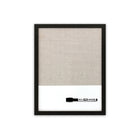 Quartet Home Decor Magnetic Dry-Erase Combination Grid Board - 14"H x 11"W - Black-Post reminders or write on the magnetic side, pin up notes on the tackable side