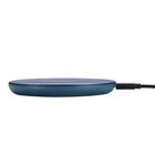 General Supply Goods + Co Vegan Leather Qi 10W Wireless Charger - Navy-Surge Protection
