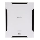 Gry Mattr Wood Document Frame with 10.5" Mat - Black - 11" x 14"-Landscape or Portrait
