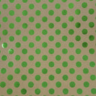 JAM Paper Kraft Wrapping Paper Rolls, Green Foil Dots and Red Foil Dots Assortment, 50 Sq. Ft, 2 Pack-4