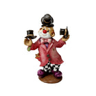 CTG Brands Porcelain Poly Clown Figurine, 6 Styles, 10", Multicolour, 6 Pack-Display: place them on your bedroom dresser, kitchen or bathroom countertop, living room shelf, or coffee tables