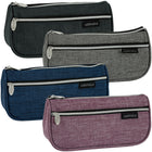 Merangue Cushion Fabric Pencil Case - 12 Pack-Fabric pencil case; holds writing essentials and school supplies