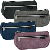Merangue Cushion Fabric Pencil Case - 12 Pack-Fabric pencil case; holds writing essentials and school supplies