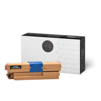 Premium Tone Okidata 46508704 Compatible Toner Cartdridge - Black-Black