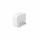 LBT Ultra Fast Mini 35W Dual-port GaN PD Wall Charger (20W+15W) - White-This charger is also equipped with PPS (Programmable Power Supply) for fast and safe charging of compatible devices