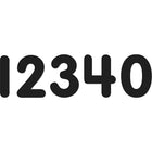Magnetic Numbers, Black Classic 2-1/2"-Strong, durable construction prevents being damaged from regular use to provide a lasting display