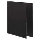 Wilson Jones Professional CleanView 3-Ring Poly Presentation Binder - Letter Size -  100 Sheet Capacity - 1/2" - Black-Black , round ring 1/2" binder with 100 Sheet, 48 protectors capacity