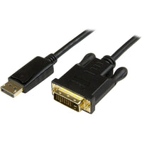 StarTech DisplayPort to DVI Converter Cable, 3ft, 1920x1200-Reduce clutter with a compact 3ft adapter cable