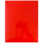 JAM Paper Glossy Two Pocket Presentation Folders, Red, 100 Pack (385GREB)-Brighten up the work day with a lustrous, polished colour folder