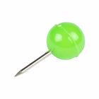 JAM Paper Colorful Push Pins - Round Head Map Thumb Tacks - Lime Green - 100 Pack-Used to pin important papers or pictures to Bulletin Boards, Cork Boards, Calendars, and Walls