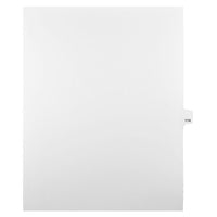 Mark Maker Legal Exhibit Index Tab White Single Tabs, 1/25th Cut, Letter Size, No Holes, Number 114, 25 Pack-White Single Tabs, 1/25th Cut