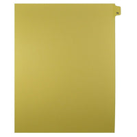 Mark Maker Legal Exhibit Index Tab Buff Single Tabs, 1/25th Cut, Letter Size, No Holes, Number 76, 25 Pack-Buff Single Tabs, 1/25th Cut