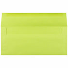 JAM Paper #10 Business Coloured Envelopes - 4.125" x 9.5" - Ultra Lime Green - 50 Pack-Size: #10 (4.13 x 9.5 inches)