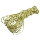 JAM Paper Metallic Elastic String Ties, 16 inch Loop, Gold, 50 Pack (6564973B50)-16"