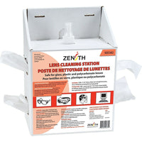 Disposable Lens Cleaning Stations, 4 Pack-One 473 ml/16 oz. Bottle w/Pump and 1200 Tissues