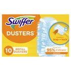 Swiffer Dusters Multi-Surface Refills - 10 Pack-Swiffer Dusters TRAP + LOCK dust & allergens* *common inanimate allergens from cat and dog dander & dust mite matter