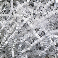 Wamaco Crinkle Paper - White - 4 lb.-Crinkle paper is great to use in gift boxes and baskets with unique zig-zag strips add color and texture to packaging.