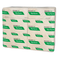 Cascades PRO Perform Dinner Napkins - 8.5" L x 12.625" W - Brown - 376 sheets - 16 pack-Ideal for high-traffic locations: reduces napkin consumption