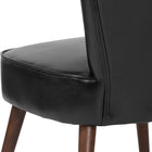 Flash Furniture HERCULES Holloway Series Black LeatherSoft Retro Chair - 2 Pack-CA117 Fire Retardant Foam