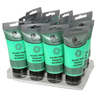 Time 4 Crafts 75ml Acrylic Paint, 6.75 x 6 inches, Pack of 12, Neon Green-Quantity: 12 paint tubes (all in same colour)
