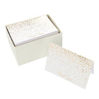 Mara-Mi - Note de remerciement - 3,5 x 5 - Point d’or - Paquet de 50-Dimensions : 3,5 po x 5 po