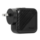 Targus 65W GaN USB-C/USB-A Wall Charger - Black-2 Year Limited Manufacturer Warranty