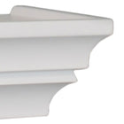 kieragrace Madison Contoured Wall Ledge & Shelf, 24 Pack", White, 3 Pack-Material: floating wall shelves are made of high-quality, durable medium-density fiberboard (MDF) that provides stability. rely on the shelf to keep your items safe and sound, with a visually pleasing finish