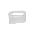 HOSPECO Toilet Seat Cover Dispenser - White-Two sleeves of 250 half-fold seat covers