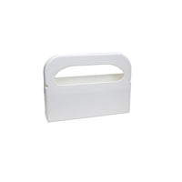 HOSPECO Toilet Seat Cover Dispenser - White-Two sleeves of 250 half-fold seat covers
