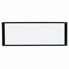 MasterVision Magnetic Steel Dry-Erase Cubicle Board - 14" x 36" - Black Aluminum Frame-Cubicle board with magnetic steel surface, designed to fit into most standard office cubicle spaces