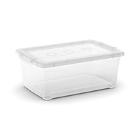 KIS Omni Storage Box - Clear - 15.7 qt.-Clear, Plastic