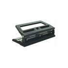 Charles Leonard Heavy Duty 3 Hole Paper Punch-Black enamel finish