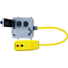 Lind Equipment GFCI Quad Outlet Boxes-15 A "fast breaker" is built into the box for convenient reset should an overload condition occur