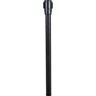 SCN Industrial Build Your Own Crowd Control Barriers - Post, 40" High, Black - 3 Pack-Finish/Colour: Black