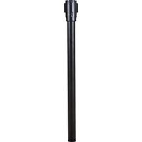 SCN Industrial Build Your Own Crowd Control Barriers - Post, 40" High, Black - 3 Pack-Finish/Colour: Black