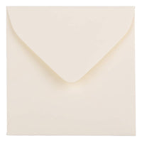 JAM Paper 3.125 x 3.125 Mini Square Envelopes, Strathmore Natural White Wove, 1000 Pack (111250B)-Natural white