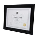 kieragrace Lucy Document Frame, 8.5" x 11", Black, Silver Beading, 12 Pack-Picture frame overall size: 13.13x10.63x0.63"