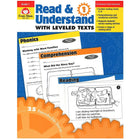 Evan-Moor Read And Understand with Leveled Texts Teacher Resource Book, Grade 1 (EMC3441)-Ages 6 - 7 and grades 1st