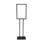 Futech BH-22F Floor Sign Holder, 54" x 14" x 10", Matte Black-Dimensions: 54"x 14" x 10"