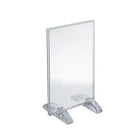Azar Displays 11" x 7" Vertical/Horizontal Dual-Stand Acrylic Sign Holder, Clear, 10 Pack (132716)-Perfect for schools, businesses, homes, and retail stores