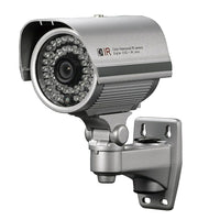 SeqCam SEQ5210 Weatherproof IR Colour Security Camera, 8" x 10" x 5", Silver-Advanced image sensor produces high resolution video at 520 TV Lines of resolution