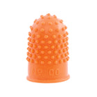 Westcott Heavy Duty Non-Ventilated Fingertip - X-Small - 12 Pack-Deluxe-grade rubber