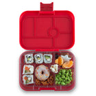 Yumbox Original 6 Compartment Bento Box - Wow Red-Pack wet foods like yogurt and dips (not water)