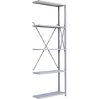 Metalware RK428 Boltless Shelving Unit, 5-Shelves, 36" x 24" x 100", Light Grey-Adjustable shelving system that provides high strength, yet economical storage capacity for your needs