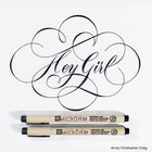 Sakura Pigma Micron Design Pens - #01, #03, #05 - Black - Set of 3-Consists of: 1 each 01, 03, 05