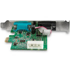 StarTech 2-Port RS232 Serial Adapter Card with 16950 UART (PEX2S953LP)-Maximize case form factor integration with a low-profile or full profile bracket